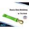 Tie 4 Safe 2" x 8' Ratchet Tie Down Strap w/ Flat Snap Hook Car Auto Hauler Tow Truck Green, 2PK RT48-8-GR-C-2 - alternate 2